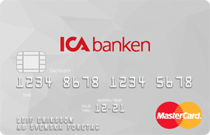 ICA Banken kreditkortet Bankkort Plus Mastercard