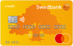 Swedbank betal och kreditkort mastercard